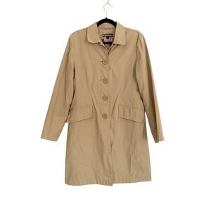 VTG 90s Y2K Dollhouse‎ Tan Trench Fitted Size Large